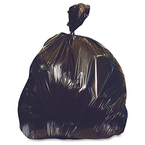 Heritage X8647QK Low-Density Repro Can Liner 56 gal 2 mil 43 x 47 Black 100/Carton