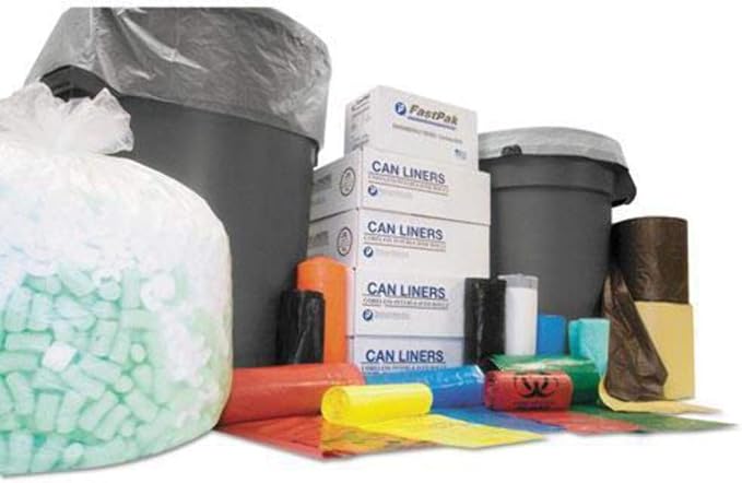 60 Gallon Low-Density Can Liner in White 25/Roll