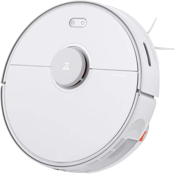 roborock S5 MAX Robot Vacuum and Mop Self-Charging Robotic Vacuum Cleaner Lidar Navigation Selective Room Cleaning No-mop Zones 2000Pa Powerful Suction 180min Runtime Works with Alexa(White)
