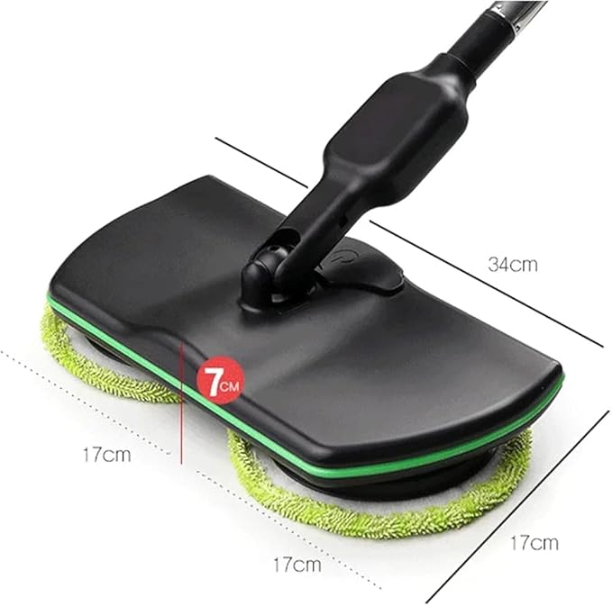 Cordless Electric MopFloor Scrubber and Polisher MachineSpinning Cleaner VacuumElectric Mops for Floor CleaningFloor Buffer Polisher for Home with Replacement Pad
