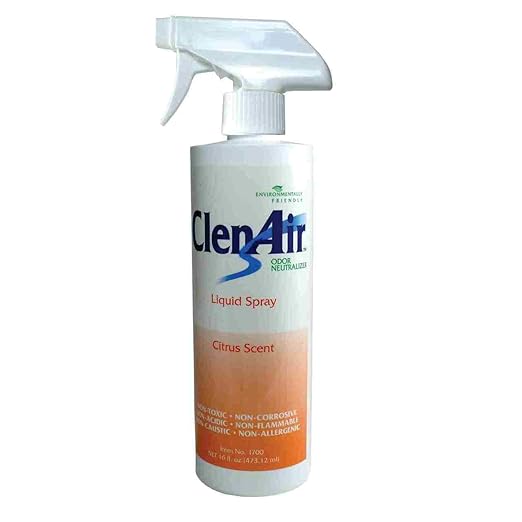Nu-Calgon 61033 ClenAir Odor Deodorizing Liquid Citrus Spray 16 oz