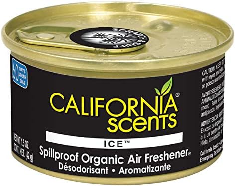 California Scents Car Freshener Can Odor Neutralizer Ice Scent Pack of 12