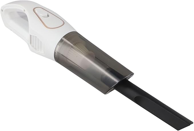 Cordless Vacuum Cleaner with Powerful Suction Motor Lightweight Design USB Charging for Multi for Surface Floor Carpet Dust Deep Clean(B-White)