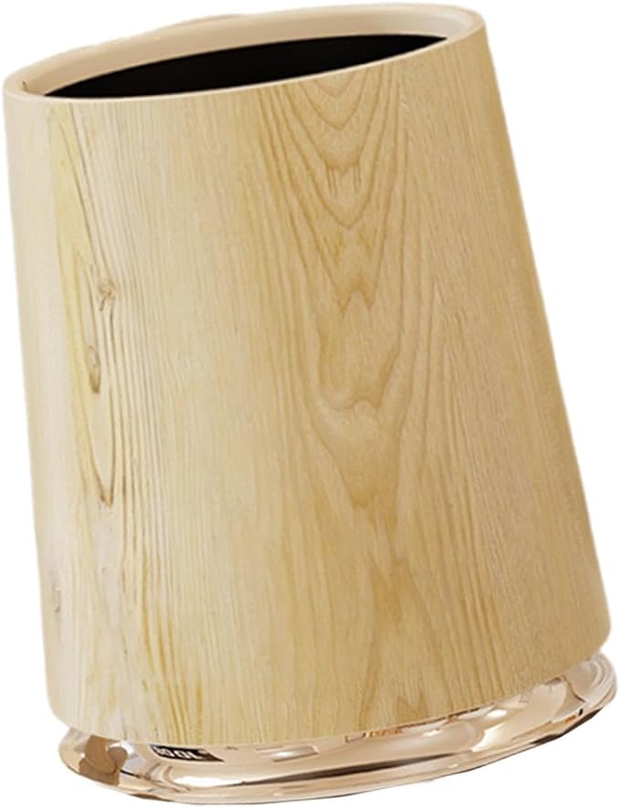 Yajuyi Trash Can Dustbin Kitchen Dust Bin Wastebasket for Bathroom Laundry Room Kitchen 21cmx21cmx30cm