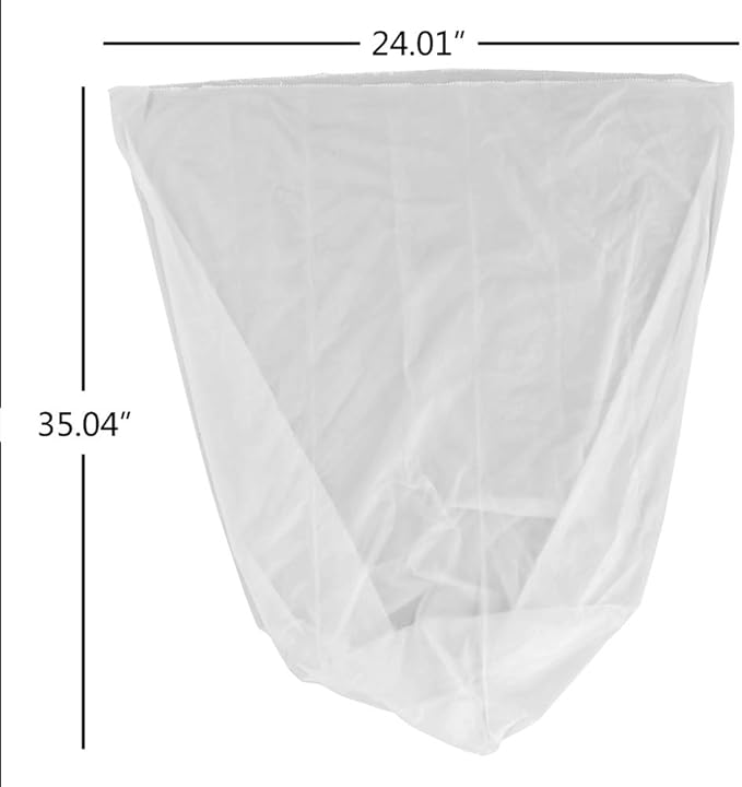 Wekioger 10 Gallon Clear Trash Bags Kitchen Garbage Bag 150 Counts
