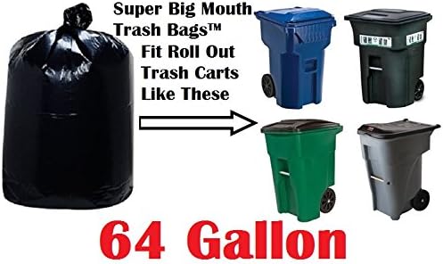 64 Gallon 10-Pack Plus 2 Free Rubber Tie Down Band
