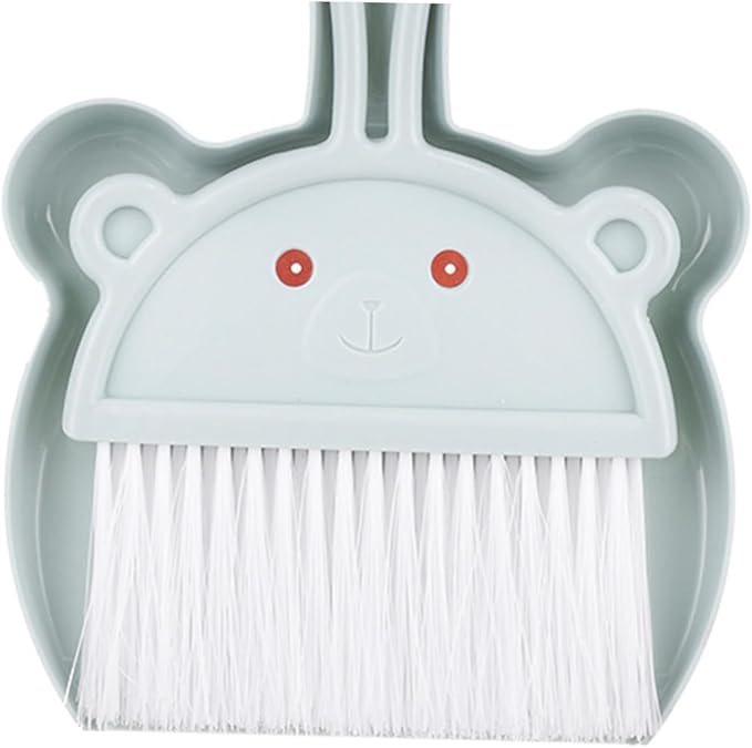 Mini Broom and Dustpan Set 6pcs Handheld Desktop Sweeper Dustpan for Table Cleaning Small Dust Pan and Brush Combo for Home Office and Pretend Play