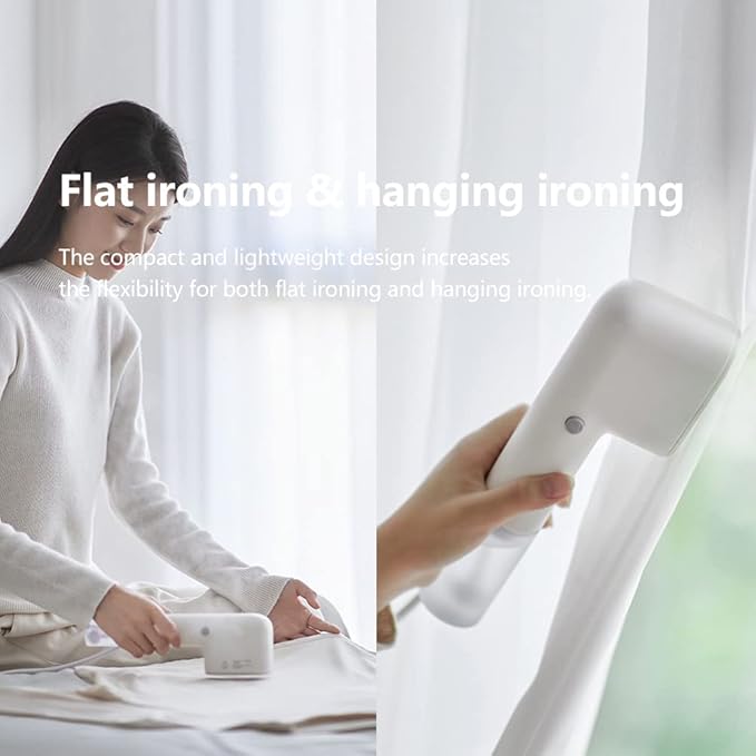 Nesugar Travel Steamer for Clothes Steamer Simple Designed Portable Handheld Garment Steamer for travel and home 0.75lbs Lightly 15s Fast Heat-up 8 Minutes of Continuous Steam (G1)