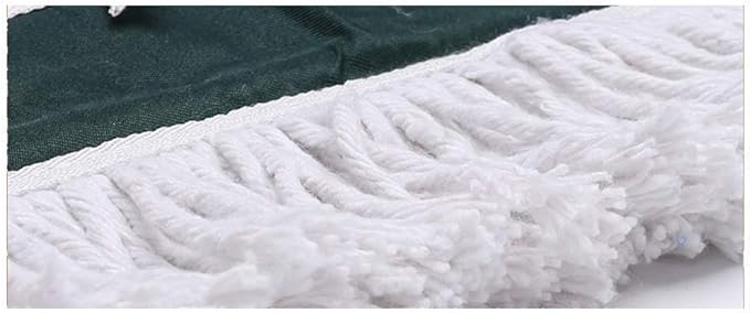 Industrial Class Cotton Floor Mop | Dry to Attract Dirt Dust or Hardwood Clean Office Garage Care Telescopic Pole Height