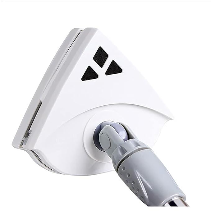 Bao Monad Glass Wiper Double-Sided Window Cleaning Cleaner Household high-Rise Building Cleaning Cleaning Tool Brush for households White (White)