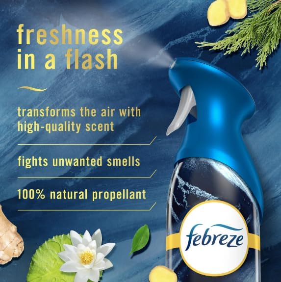 F.e.b.r.e.z.e Air Freshener SprayOdor Eliminator 8.8 Ounce (Pack of 3) (Ocean)