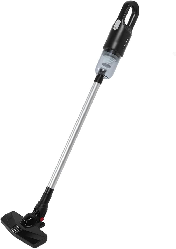 Cordless Vacuum Cleaner Powerful Suction Wet Dry Vacuum with Mop 2 Gears Adjustable 6000mAh Battery for Pet Hair Carpet Hardwood Floor (Black)