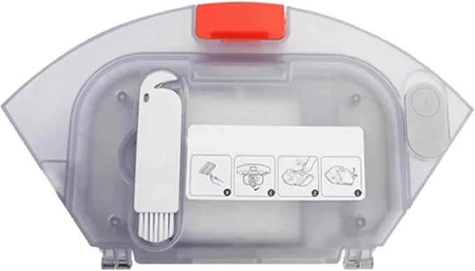 2 in 1 Water Tank Dust BoxCompatible for Mijia3C Enhanced VersionE10 E12 B112Robot Vacuum Cleaner Replace Parts Trash Dust Bin