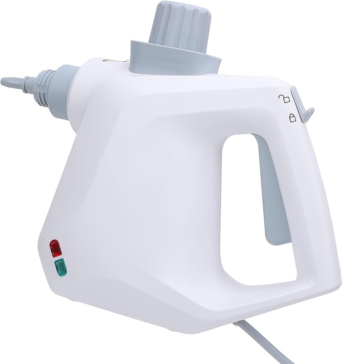 1000W Handheld Steam Cleaner Multi Purpose Steamer for Home Use with Child Lock High Temperature High Pressure Steam Cleaning Machine for Car Home Industrial (US Plug 100‑120V)