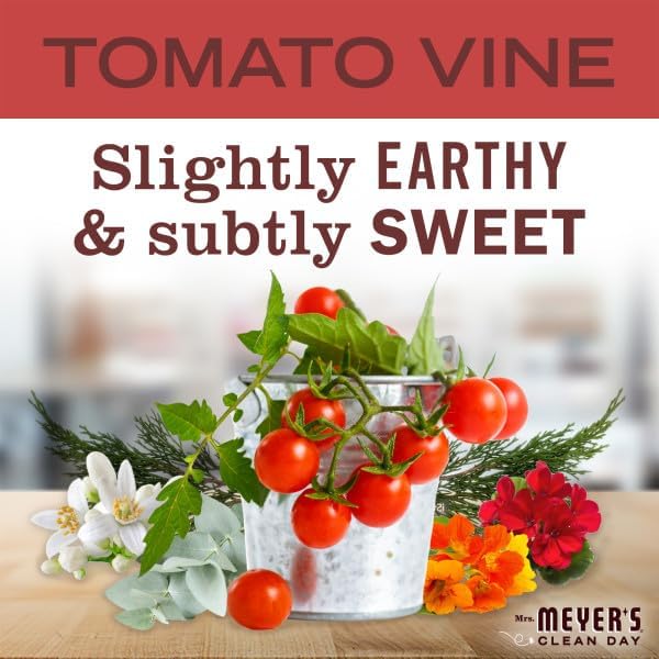 Mrs. MEYER'S CLEAN DAY Multi-Surface Everyday Cleaner Tomato Vine Scent 16 Fl Oz (Pack of 6)