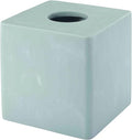 Nicole Miller - Tissue Box Cover Resin Countertop Accessories Dorm Room Essentials (Kendall Collection Oasis)