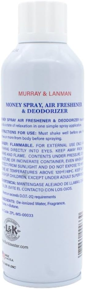 Esoteric Spray | 226g7 8 Oz | Florida Water or Jackpot Money Spray | Great for Bad Energy Removal | (Money)