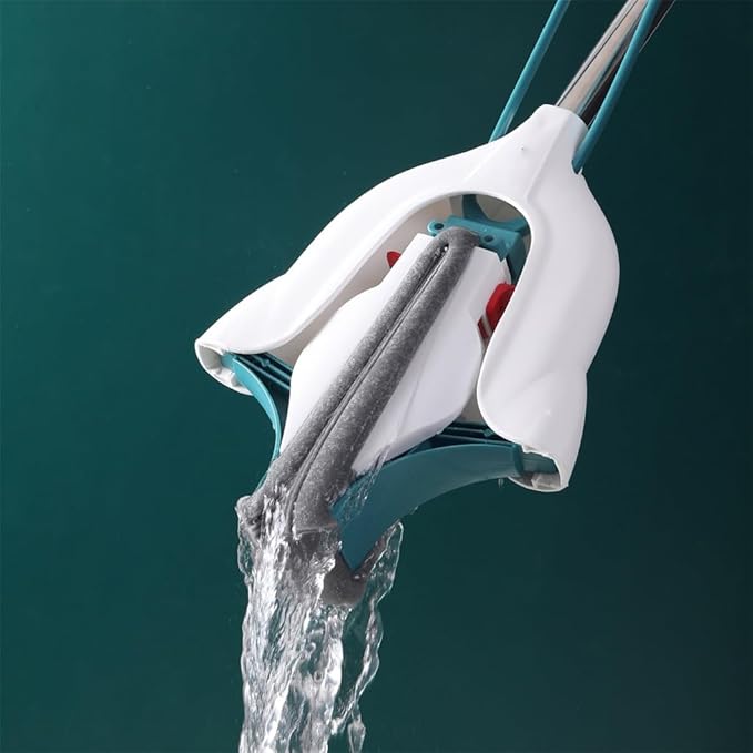 Push-Button Unloading Cotton Mop Household Sponge Water-Absorbent Hand-Free Floor