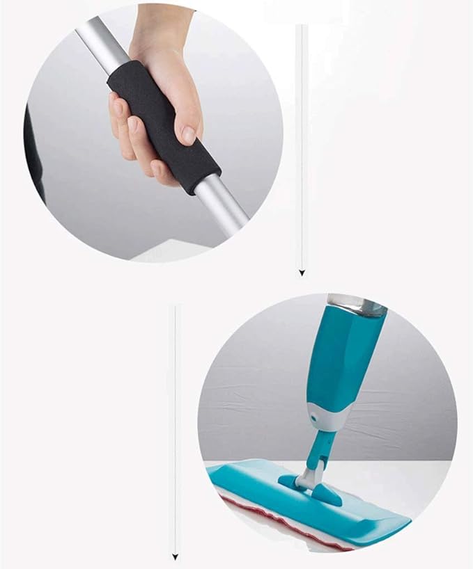 Mop - Area Flat Mop with Pads Magic Microfiber Floor Mop for Hardwood Floors Effective Cleaning