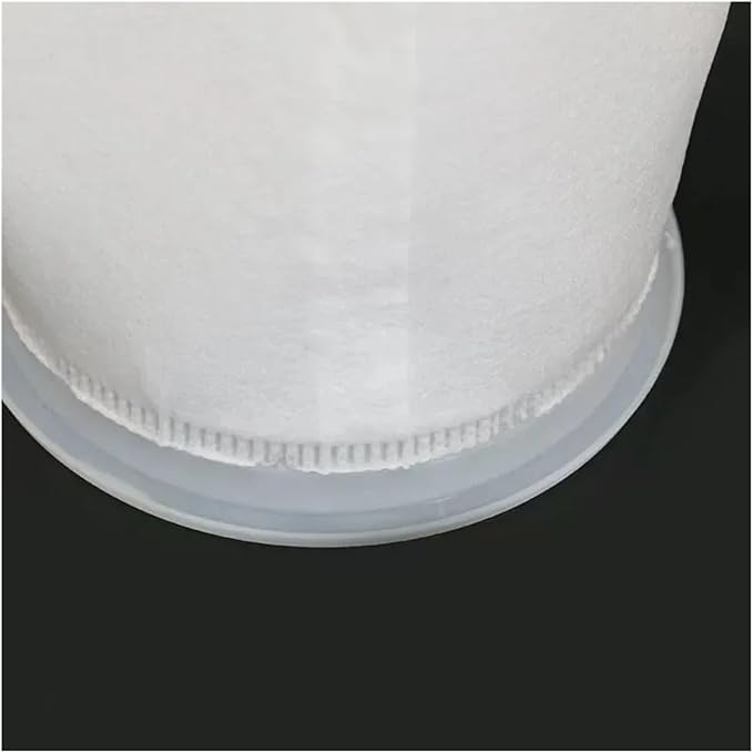 1pc 5μm Easy Clean White Mesh Aquarium Portable Gravel Cleaner Net Bag Fish Tank Water Changer Filter Accessories Reusable Bag(50 microns)