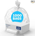 Light-Duty Trash Bags | 6–10 Gallon Natural Garbage Bags | 1000 Count Bulk Can Liners
