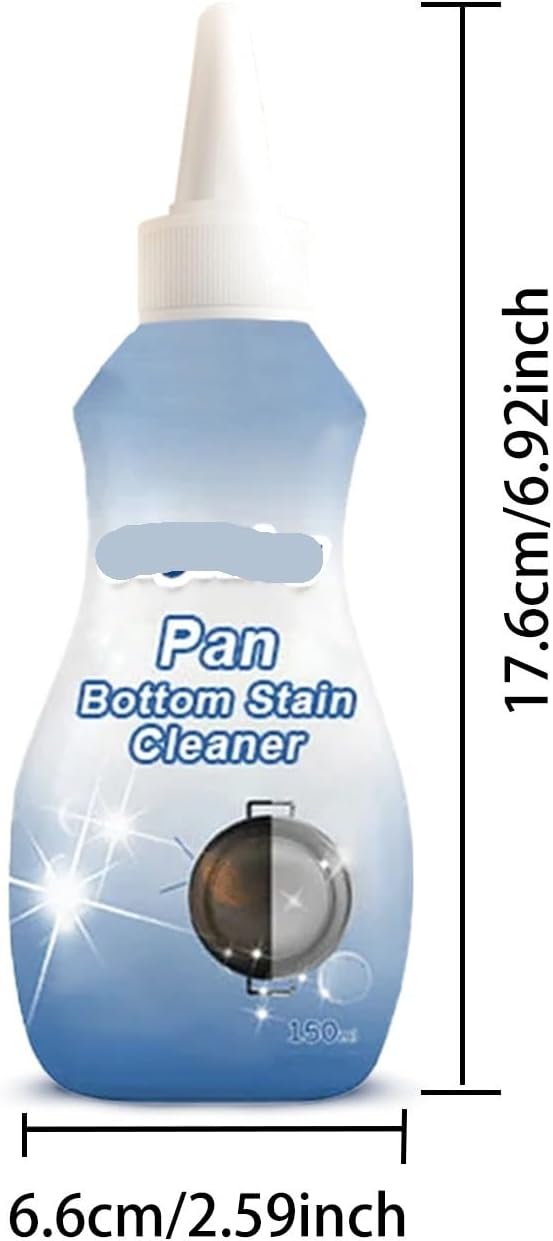 Powerful Stove Bottom Stain Cleaner - Rust &amp Grease Remover For Kitchen Cookware Stainless Steel Glass &amp More(3PCS)