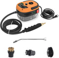 2500W Portable Handheld Steam Cleaner High Temperature Pressurized Steam Cleaning Machine with Brush Heads for Kitchen Furniture Bathroom Car