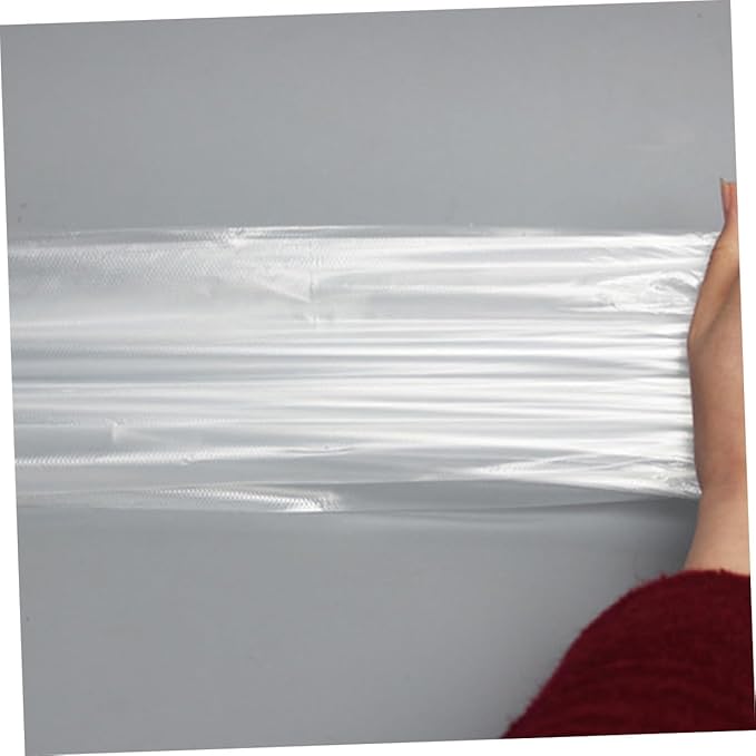 6 Rolls Thickened Plastic Trash Bags 45x50cm 30 Bags Per Roll for Kitchen and Bathroom Use