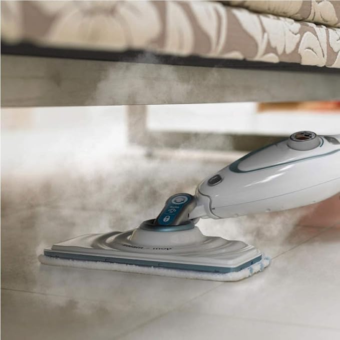 Steam Mop Powerful Floor Steamer Cleaner Mopper with Automatic Steam Control for Hardfloor Laminate Tile Grout and Carpet