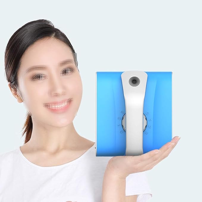 Magnetic Window Cleaner Double-Side Magnetic Glass Cleaner 3-Speed Adjustable Magnetic Force Ultra-Strong Both Side Glass Surface Cleaning Brush Wiper Tools with Ergonomic Handle Design