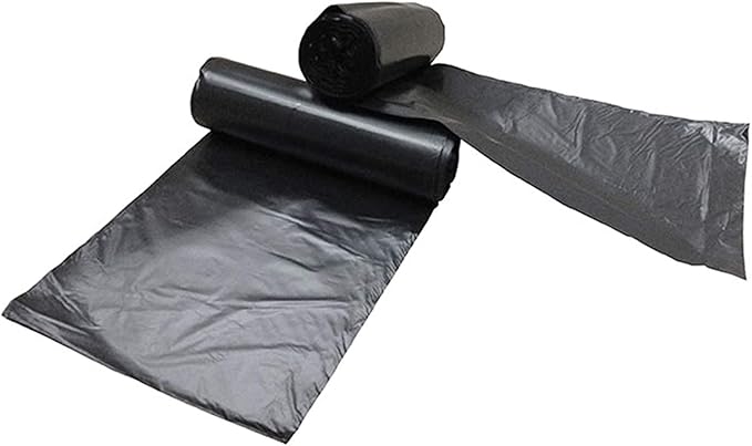 Dealmed Trash Bag | Made in USA | 40-45 Gallon 40 x 46 1.2 mil Black | 20/Roll 5/Case