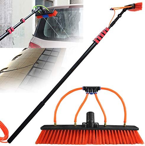 Window Cleaning Extension Pole 3.6M/5.4M/6M/7.2M/9M/11M Cleaning Pole Washing Kit for Extension Poles System for Trucks Windows Cleaning of Photovoltaic Panels20FT/6M
