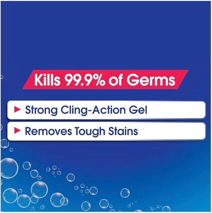 Toilet Bowl Cleaner Fresh Scent 24 Fl Oz (Pack of 2) Powerful Stain Remover Deep Clean Formula Limescale Rust Eliminator Deodorizing Bathroom Cleaner Septic Safe Toilet Cleaner