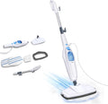 1500W Electric Cleaner Hot Steam Mop Cleaner Floor Steam Mop Handheld Cleaning Machines with 2 Washable Soft Mop Pads and 400ml Water Tank for Hardwood Floor Laminate Windows and Carpet Cleaning