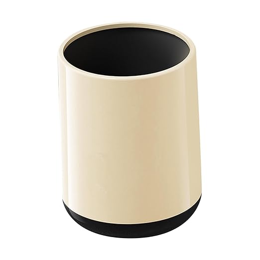 Yajuyi Trash Can Dustbin Office Waste Bin Container Garbage Can Garbage Bin Waste Basket for Nursery Laundry Room Car Under Desk Without Lid