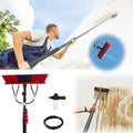 Glass Cleaning Brush Household Water Supply Telescopic Pole Kit Solar Panel Rotating Brush Solar Photovoltaic PanelsWashing Kit Water-fed Brush W/Soap Dispenser 3.6-6M Window Cl