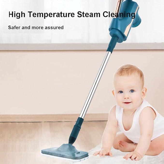 Steam MopDetachable Floor Steamer with Handheld Steam Cleaner1200W Steam Cleaning Machine for Carpet Floor Kitchen Windows Furniture Clothes