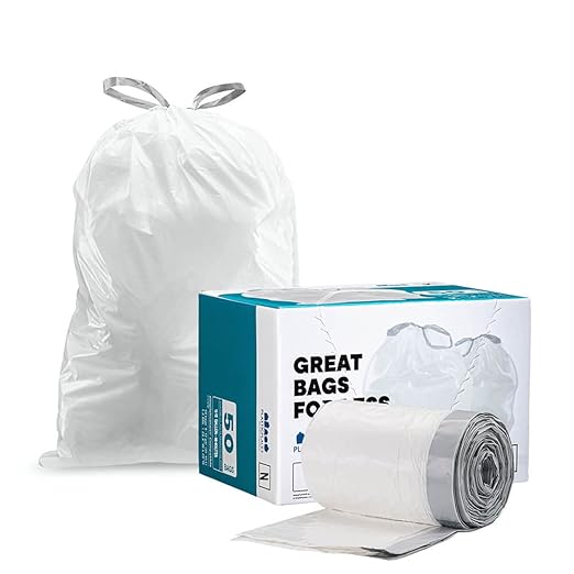 Plasticplace Simplehuman Compatible Trash Bags Bundle (100 Count)