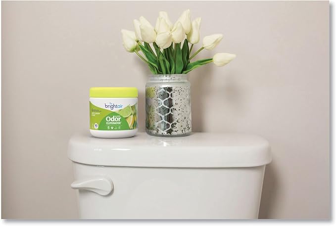 BRIGHT Air 900248 Super Odor Eliminator Zesty Lemon and Lime 14 oz 6/Carton