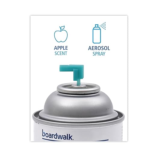 Boardwalk Metered Air Freshener Refill 12-Pack 7 oz Aerosol Spray Apple Harvest Scent Fits Most Standard Dispensers Lasts For 30 Days