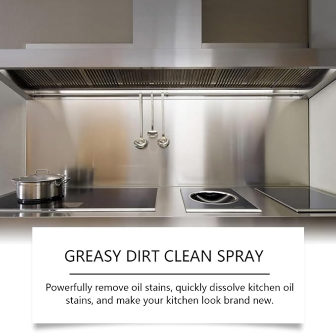 Rotateepic Cleaner Rotateepic Multifunctional Powerful Kitchen Foam Cleaner Heavy Oil Stains and Dirt Cleaning Spray for Stove Kitchen (2)