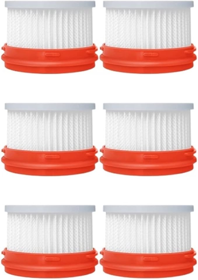Compatible with Xiaomi Dreame V9 V10 V11 V8 V9B V9P XR Main Brush HEPA Filter Wireless Handheld Vacuum Cleaner (Color : 6 Filters)