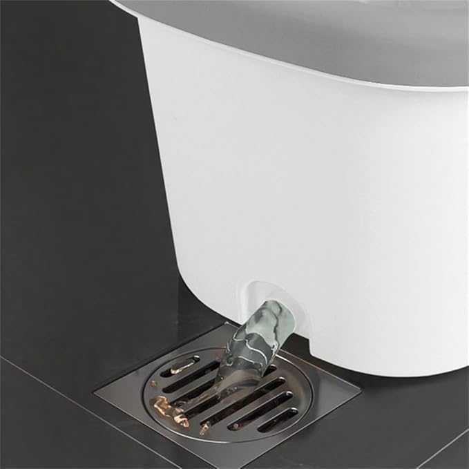 No Hand Wash Mop Household Rotary Bucket Set Dry and Wet Small Square