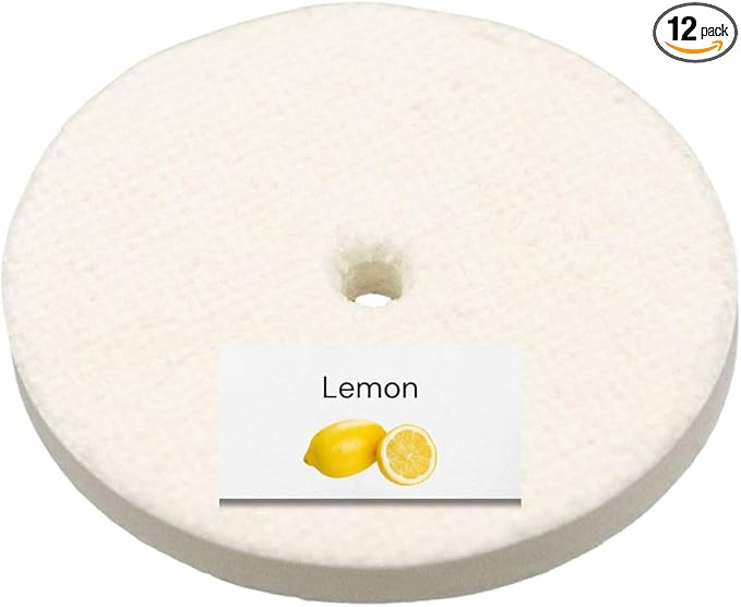 Vaportek EZ-Disk fragrance disk for use in EZ-Twist holder 12 disks Lemon Scent