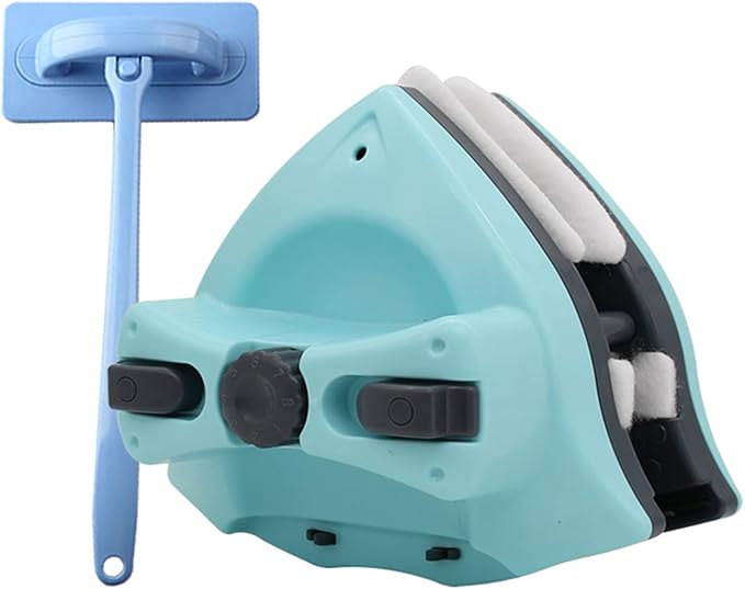 Window Cleaner Magnetic Double Side Magnetic Window Cleaner 8-Files Adjustable Glass Wiper Cleaning Tool for Outside Window Washer Cleaner