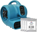XPOWER P-450AT Scented Air Mover with Timer Power Outlets &amp 4 Aroma Beads Sample Packs