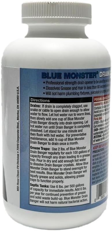 Blue Monster Drain Banger Drain Cleaner 2 lbs. - 2 Pack