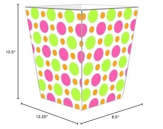 Marye-Kelley WB1405-Bubble Gum Lip Gloss Wastepaper Basket