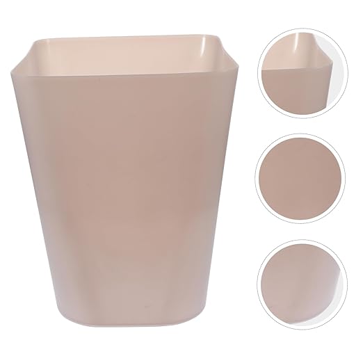 DOITOOL Square Trash Can 10 Gallon Capacity Slim Plastic Waste Basket Modern Garbage Bin for Kitchen Bathroom Office and Home