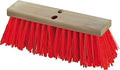 SPARTA Flo-Pac Plastic Floor Sweep Heavy Sweep for Cleaning 16 Inches Orange
